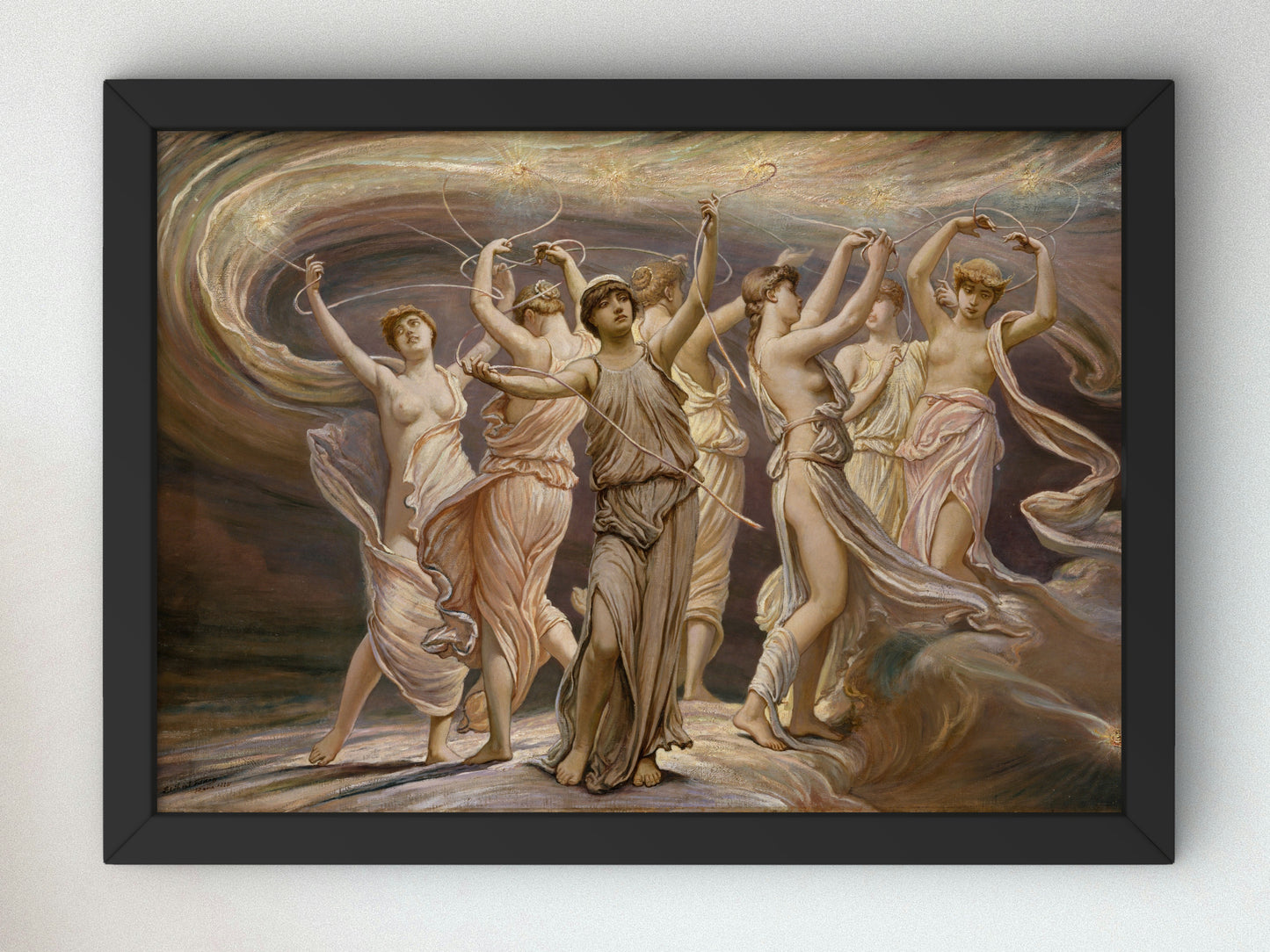 The Pleiades by Elihu Vedder 1885, Wall Art Print, Fine Art Reproduction, Museum Quality Decor, Poster