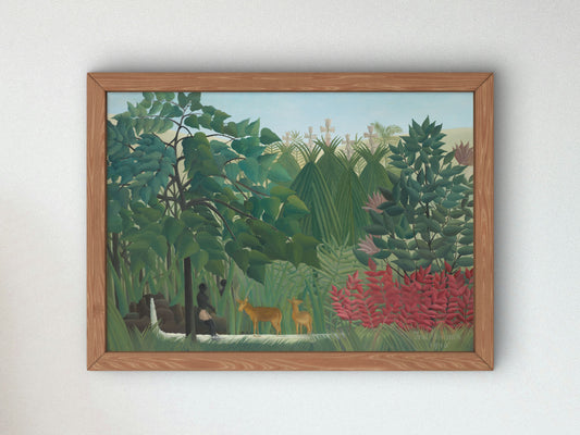 The Waterfall by Henri Rousseau, Wall Art Print, Fine Art Reproduction, Museum Quality Decor, Poster
