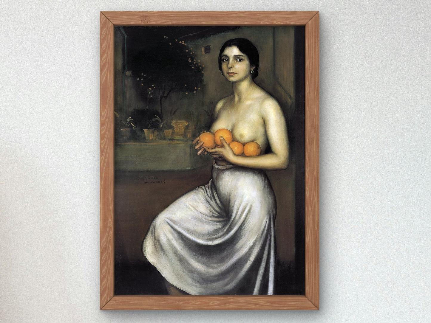 Oranges and Lemons by Julio Romero de Torres 1925, Wall Art Print, Fine Art Reproduction, Museum Quality Decor, Poster