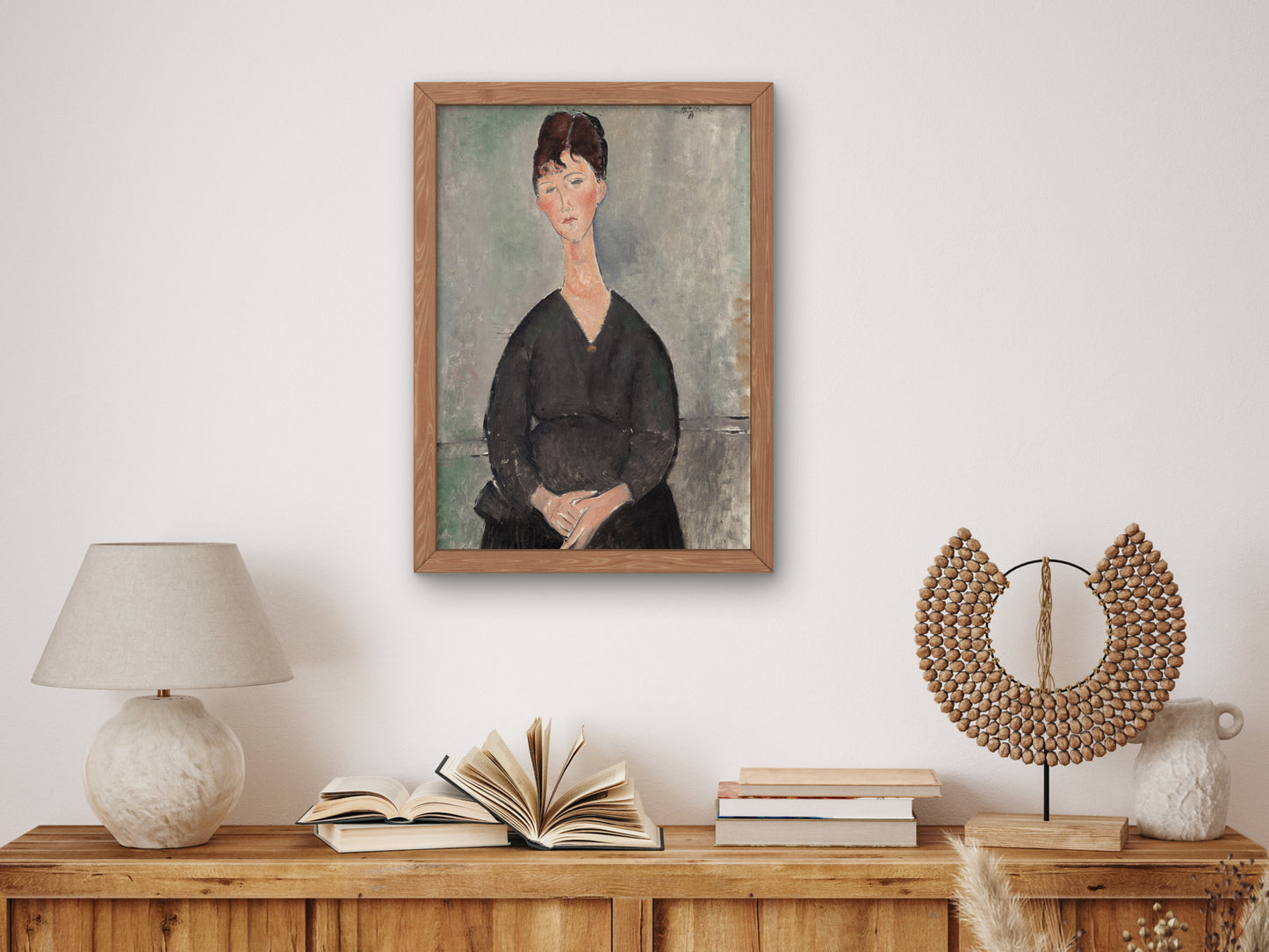 Café Singer by Amedeo Modigliani 1917, Wall Art Print, Fine Art Reproduction, Museum Quality Decor, Poster