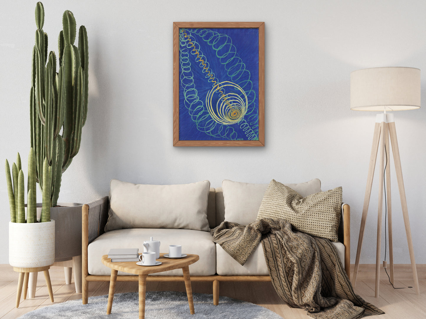 Primordial Chaos No. 16 by Hilma af Klint 1906, Wall Art Print, Fine Art Reproduction, Museum Quality Decor, Poster