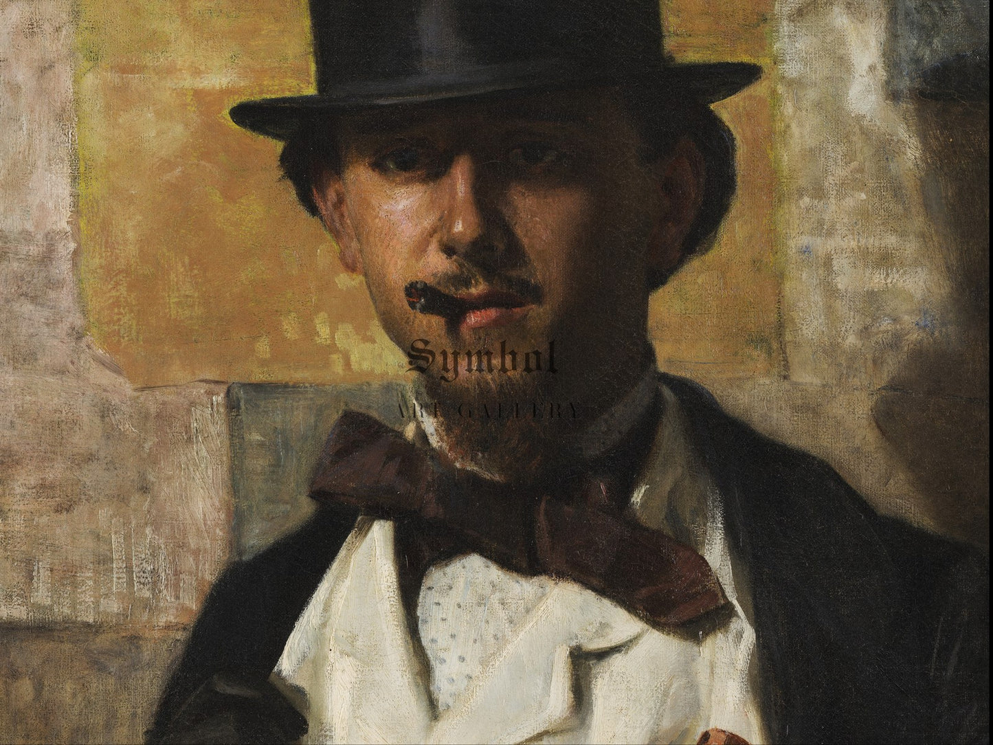 Portrait of Bernardo Celentano by Domenico Morelli 1859, Wall Art Print, Fine Art Reproduction, Museum Quality Decor, Poster