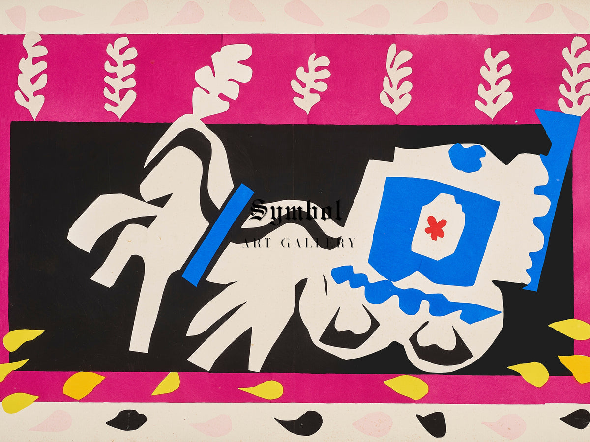 Pierrot's Funeral by Henri Matisse 1947, Wall Art Print, Fine Art Reproduction, Museum Quality Decor, Poster