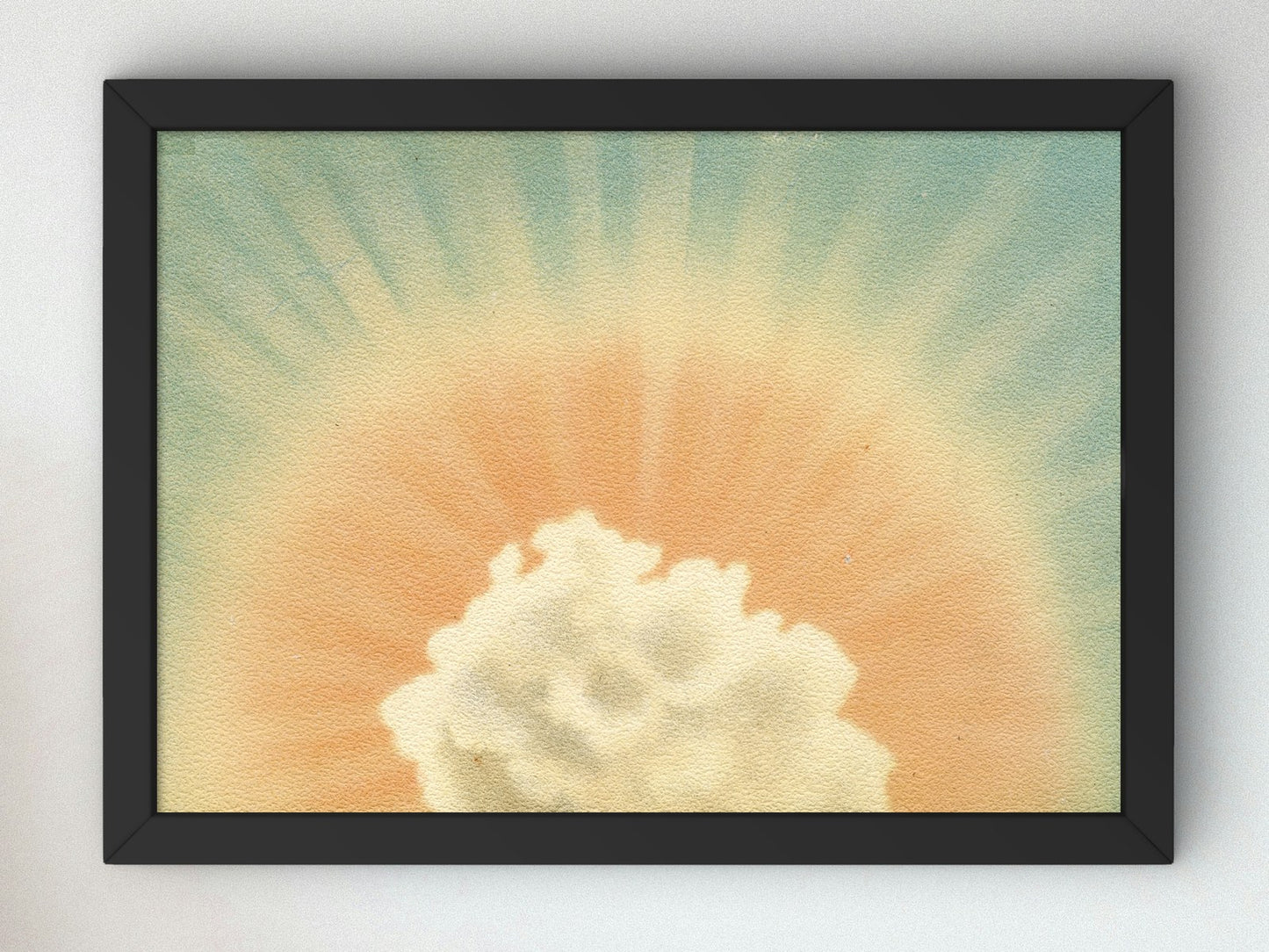 Cloud Shadow Noon by Eduard Pechuel Loesche 1886, Wall Art Print, Fine Art Reproduction, Museum Quality Decor, Poster