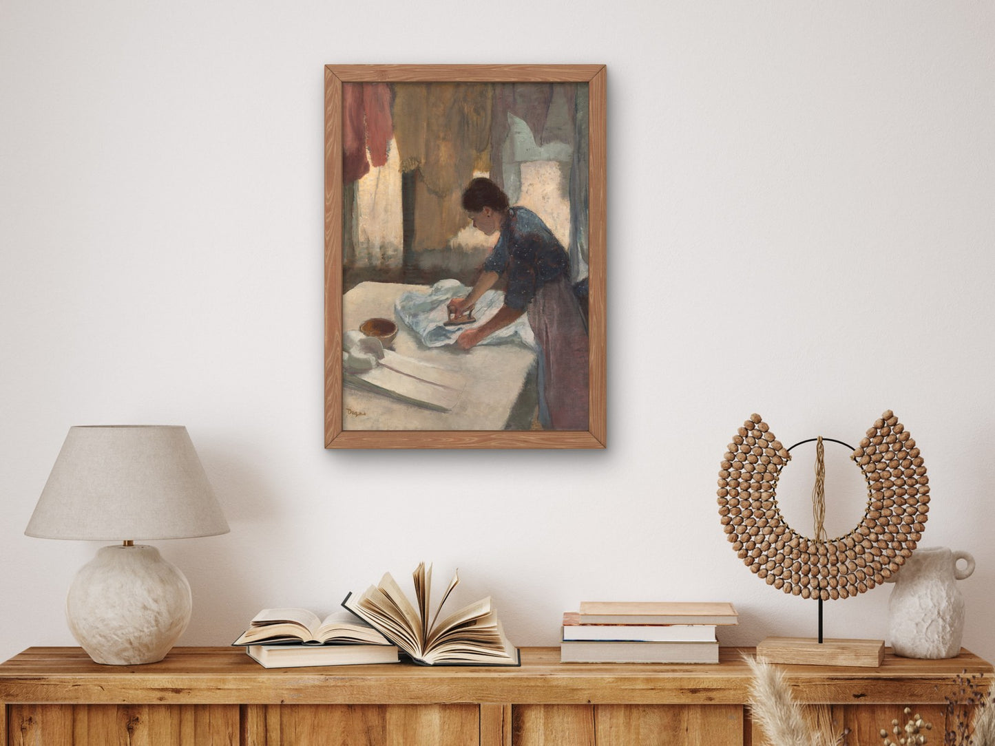 Woman Ironing by Edgar Degas 1887, Wall Art Print, Fine Art Reproduction, Museum Quality Decor, Poster