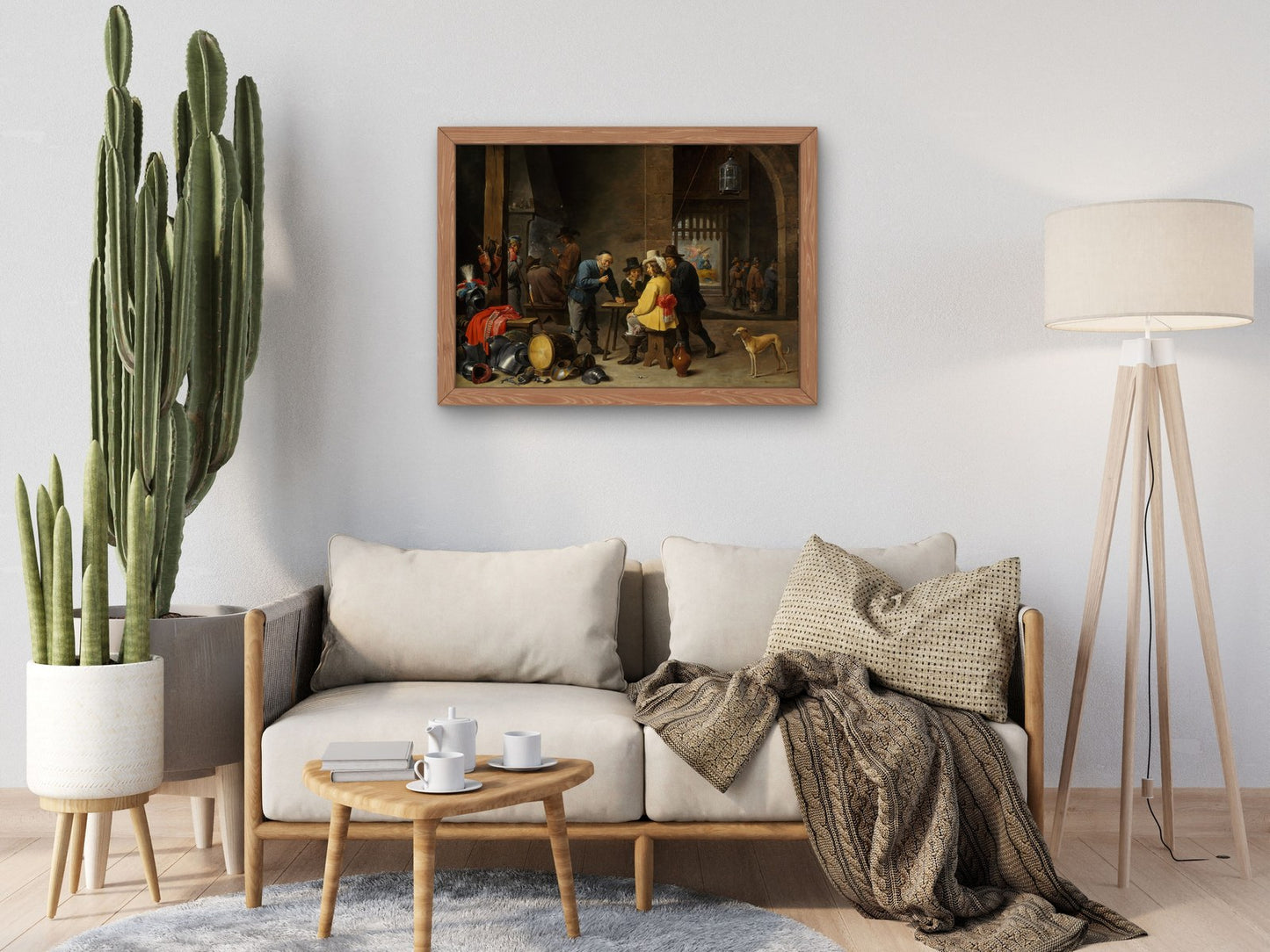 Guardroom with the Deliverance of Saint Peter by David Teniers the Younger 1645, Wall Art Print, Fine Art Reproduction, Museum Quality Decor
