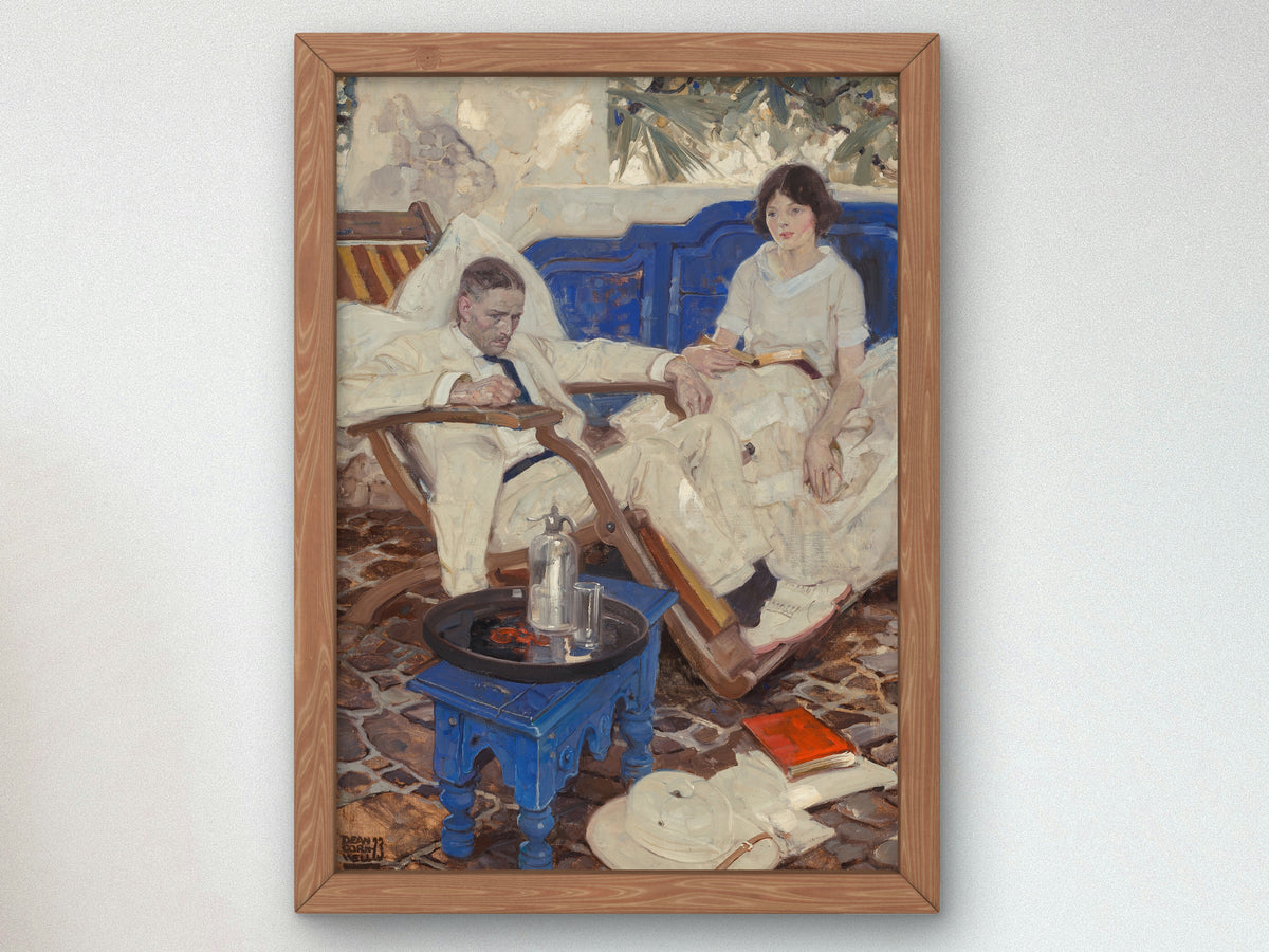 Gad, Said Heseltine to Peril, If the Doctor Can Only Keep Me Going Long Enough by Dean Cornwell 1923, Wall Art Print, Fine Art Reproduction
