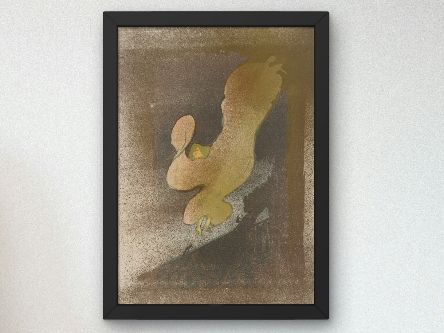 Miss Loie Fuller by Henri de Toulouse Lautrec and Edward Ancourt 1893, Wall Art Print, Fine Art Reproduction, Museum Quality Decor, Poster