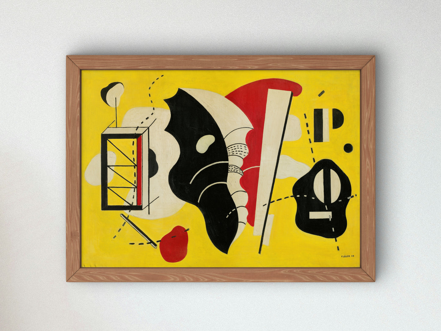The Seashell by Fernand Léger 1929, Wall Art Print, Fine Art Reproduction, Museum Quality Decor, Poster