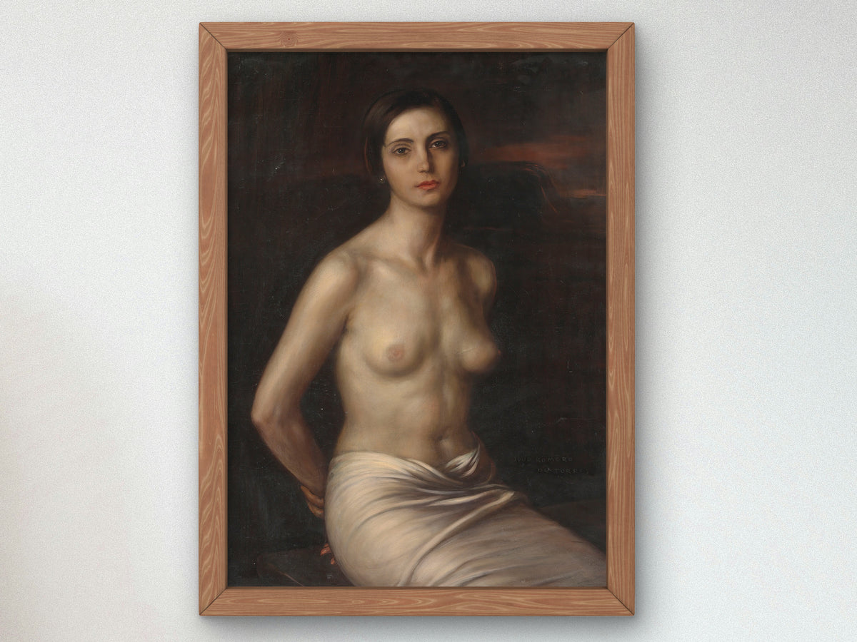The Slave by Julio Romero de Torres 1925, Wall Art Print, Fine Art Reproduction, Museum Quality Decor, Poster