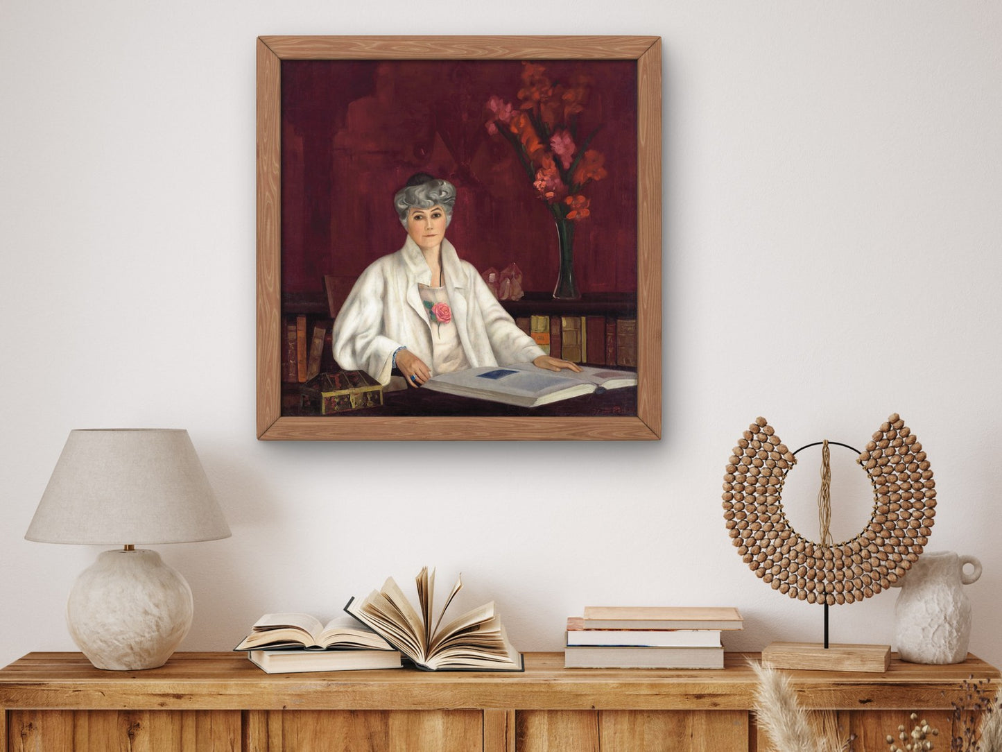Portrait of H.I. Roerich by Svetoslav Roerich 1937, Wall Art Print, Fine Art Reproduction, Museum Quality Decor, Poster