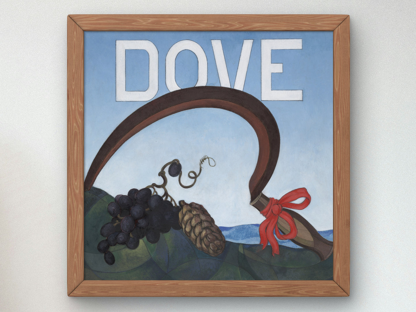 Dove by Charles Demuth 1924, Wall Art Print, Fine Art Reproduction, Museum Quality Decor, Poster