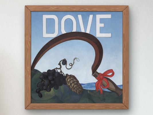 Dove by Charles Demuth 1924, Wall Art Print, Fine Art Reproduction, Museum Quality Decor, Poster