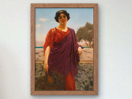 Rendezvous by John William Godward 1903, Wall Art Print, Fine Art Reproduction, Museum Quality Decor, Poster