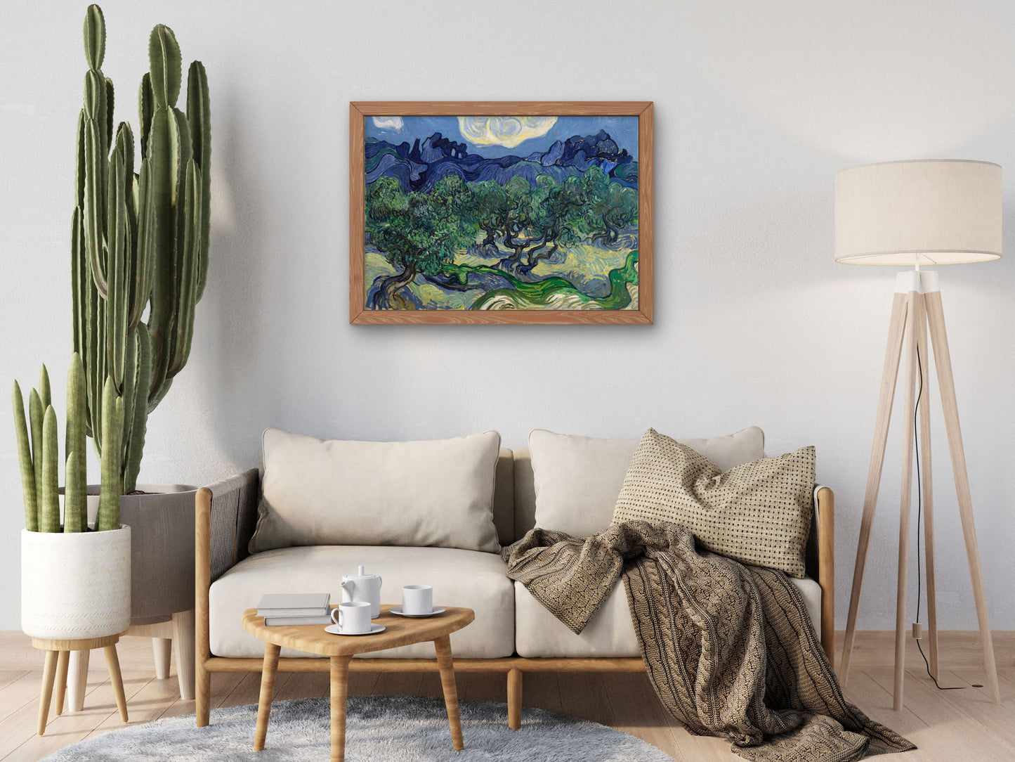 The Olive Trees by Vincent van Gogh 1889, Wall Art Print, Fine Art Reproduction, Museum Quality Decor, Poster