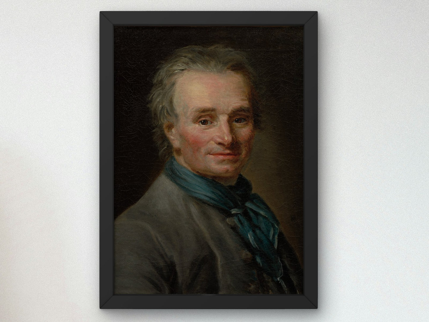 Portrait of Jean Baptiste Lemoyne the Younger by Élisabeth Vigée Le Brun 1774, Wall Art Print, Fine Art Reproduction, Museum Quality Decor