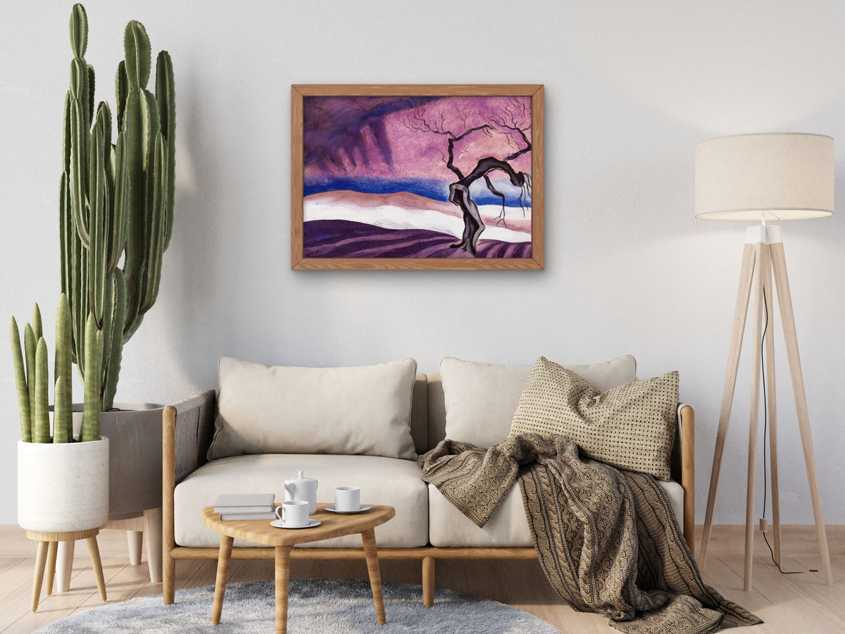 Death by Oscar Bluemner 1926, Wall Art Print, Fine Art Reproduction, Museum Quality Decor, Poster