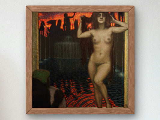 Bathsheba by Franz von Stuck 1912, Wall Art Print, Fine Art Reproduction, Museum Quality Decor, Poster