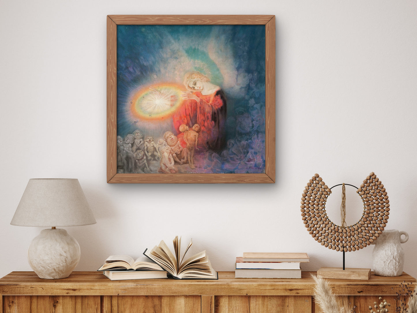 Consoler of Monsters by Kazimierz Stabrowski 1920, Wall Art Print, Fine Art Reproduction, Museum Quality Decor, Poster