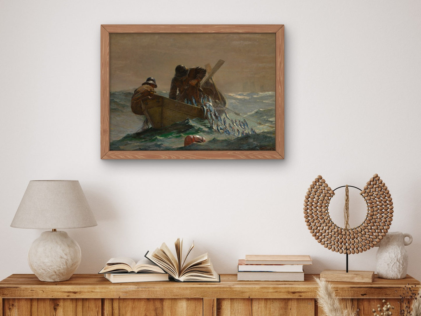 The Herring Net by Winslow Homer 1885, Wall Art Print, Fine Art Reproduction, Museum Quality Decor, Poster