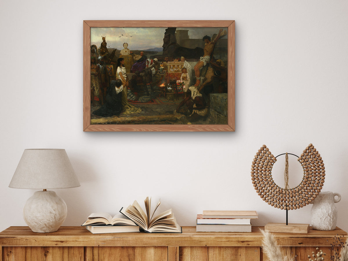 Martyrdom of Early Christians by Henryk Siemiradzki 1885, Wall Art Print, Fine Art Reproduction, Museum Quality Decor, Poster