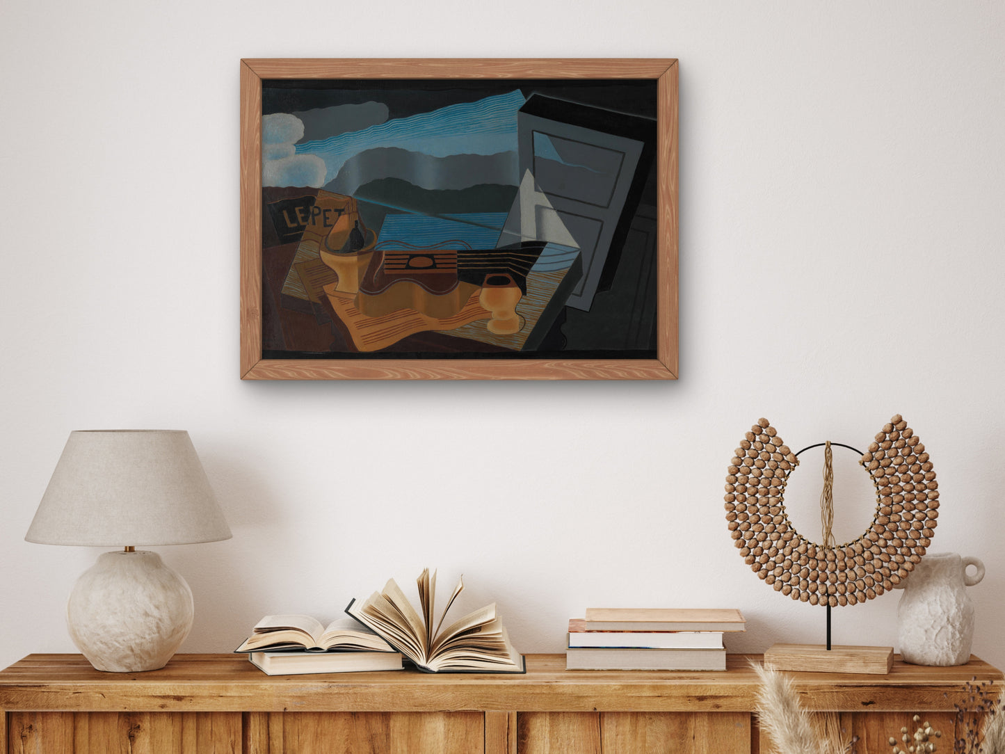 View across the Bay by Juan Gris 1921, Wall Art Print, Fine Art Reproduction, Museum Quality Decor, Poster