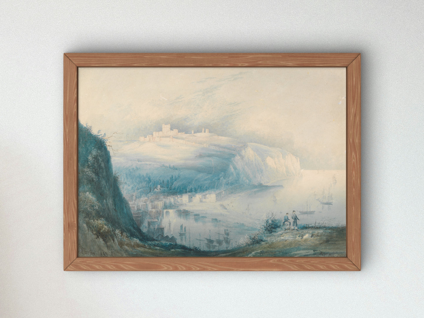 Dover by John Martin 1833, Wall Art Print, Fine Art Reproduction, Museum Quality Decor, Poster