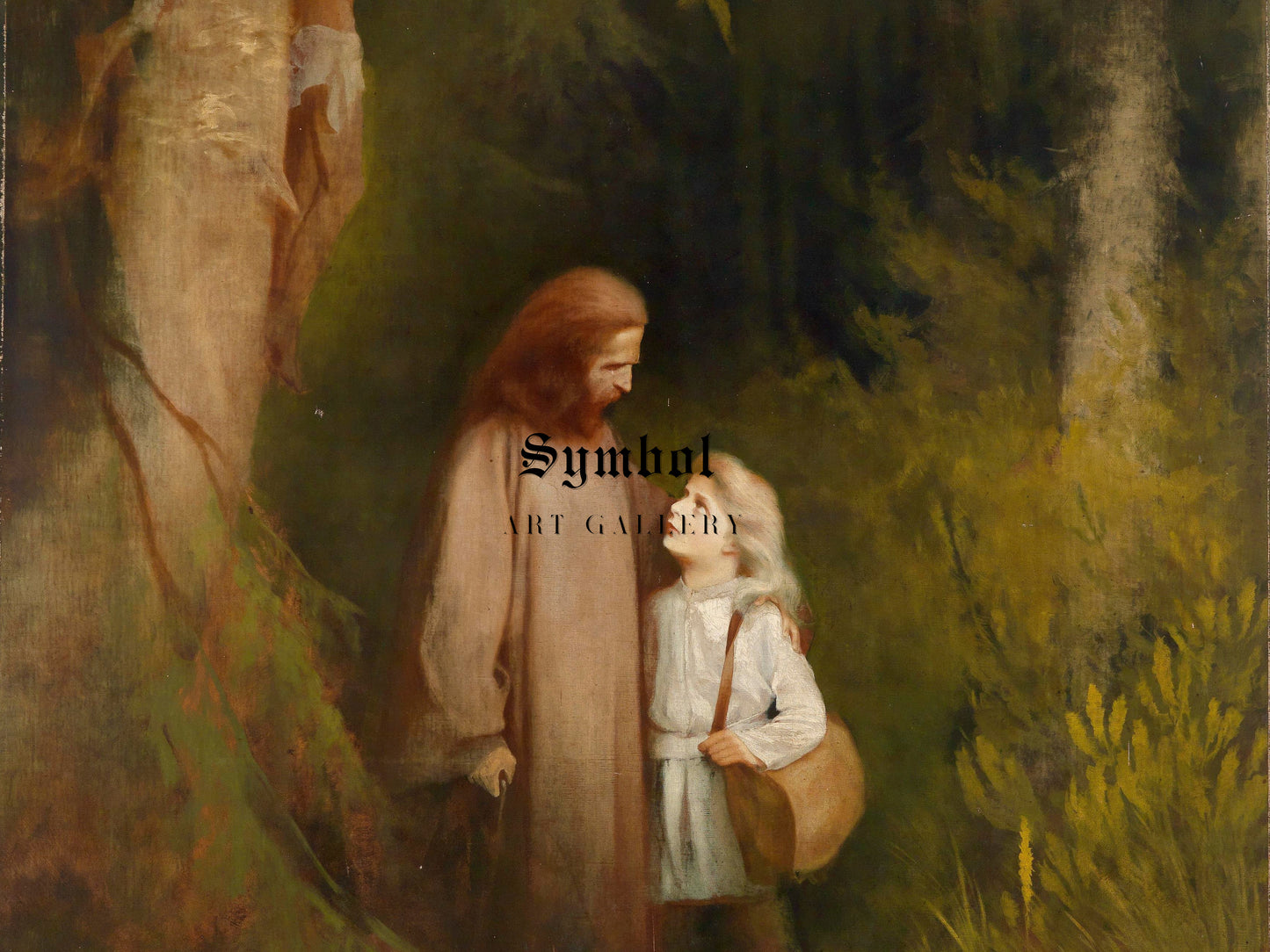 Farewell by Karl Wilhelm Diefenbach 1892, Wall Art Print, Fine Art Reproduction, Museum Quality Decor, Poster