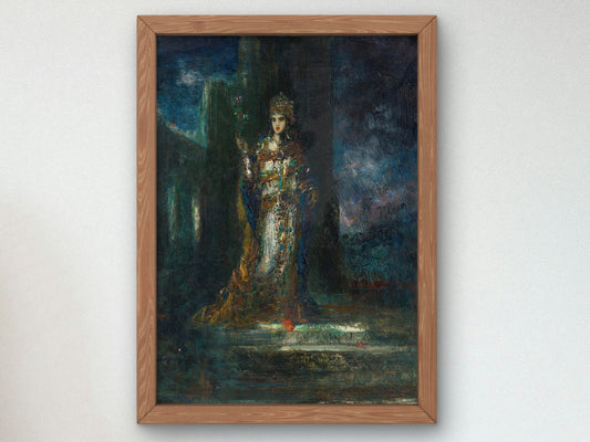 The Bride of the Night by Gustave Moreau 1876, Wall Art Print, Fine Art Reproduction, Museum Quality Decor, Poster