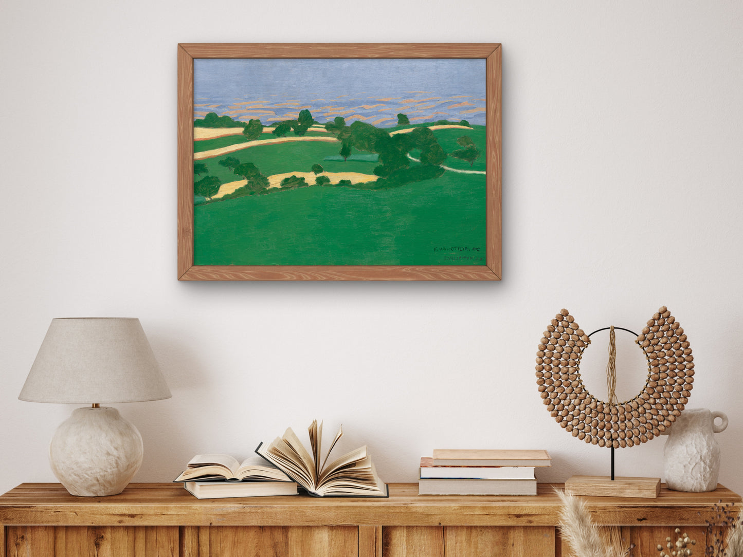 Corn Fields by Félix Vallotton 1900, Wall Art Print, Fine Art Reproduction, Museum Quality Decor, Poster