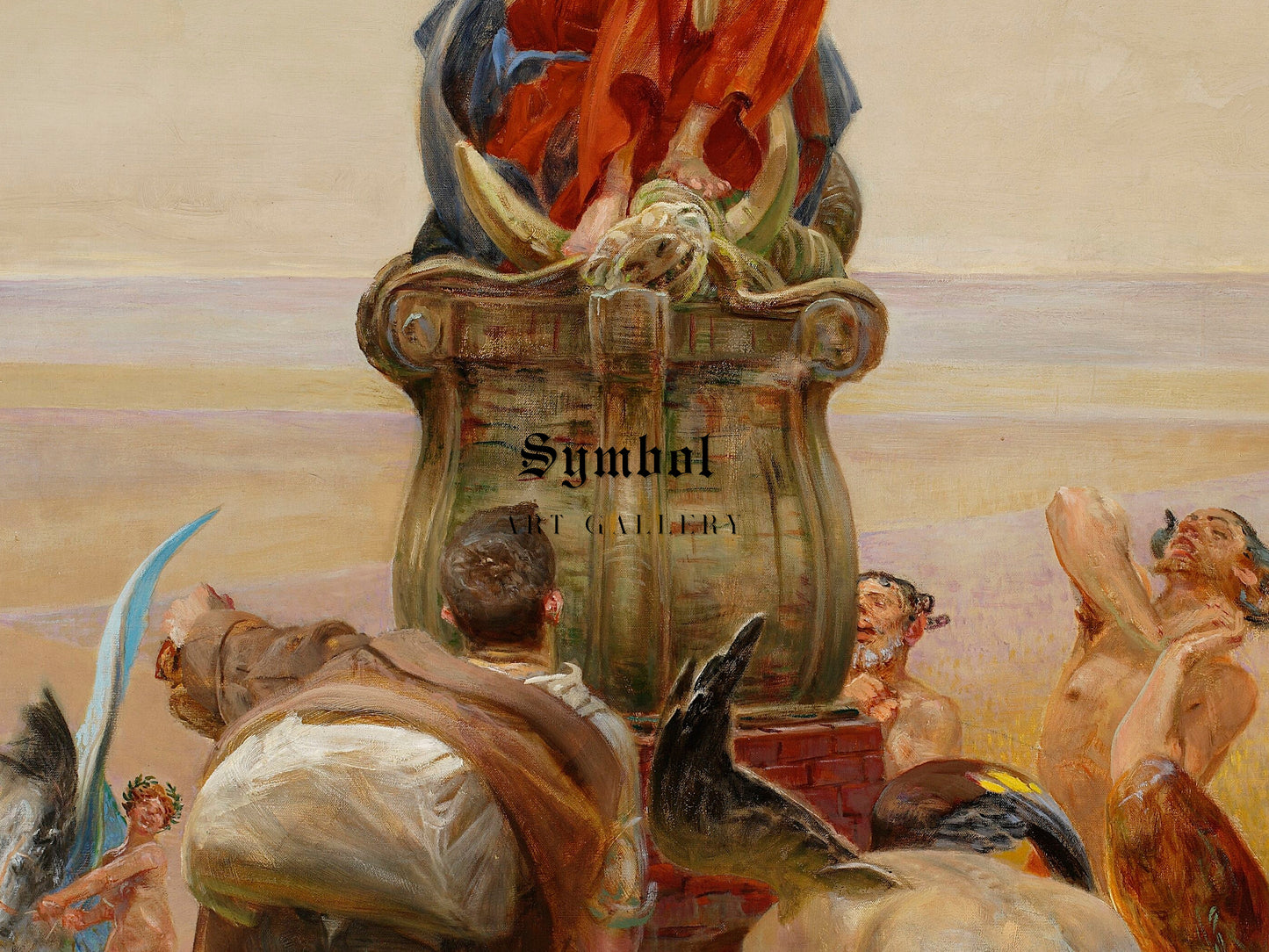 Adoration of the Madonna by Jacek Malczewski 1910, Wall Art Print, Fine Art Reproduction, Museum Quality Decor, Poster