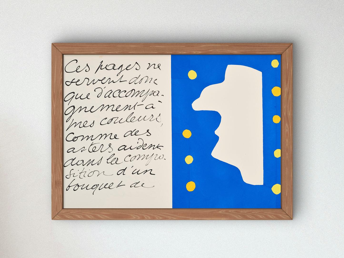 Monsieur Loyal by Henri Matisse 1947, Wall Art Print, Fine Art Reproduction, Museum Quality Decor, Poster