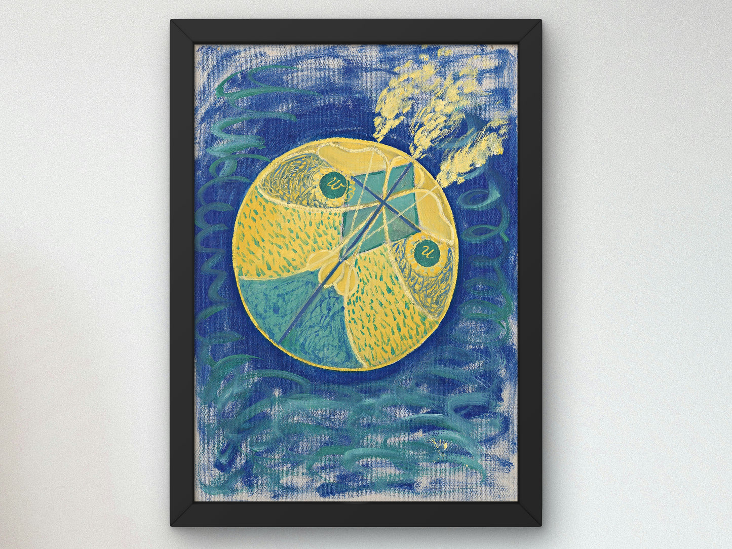 Group I, No. 7 Primordial Chaos by Hilma af Klint 1906, Wall Art Print, Fine Art Reproduction, Museum Quality Decor, Poster