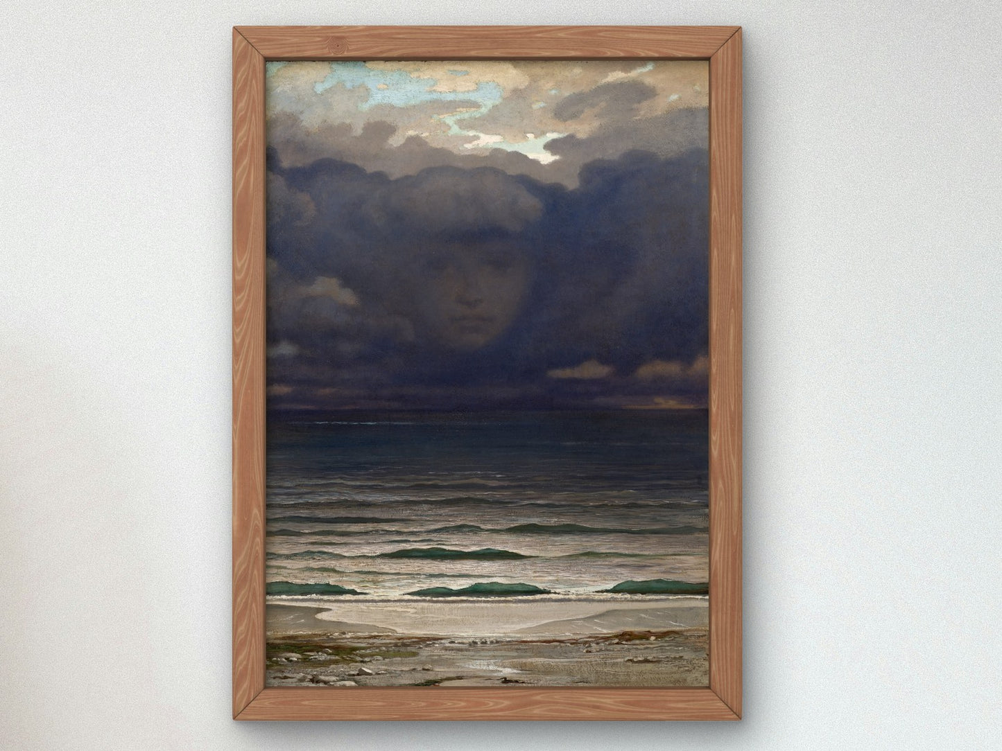 Memory by Elihu Vedder 1870, Wall Art Print, Fine Art Reproduction, Museum Quality Decor, Poster