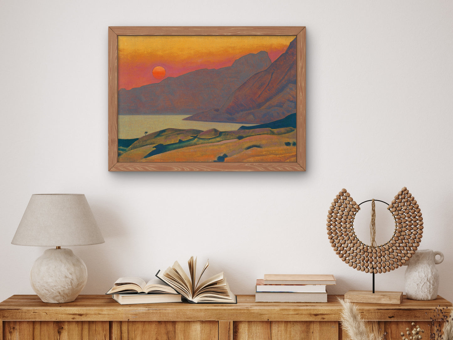 Monhegan, Maine by Nicholas Roerich 1922, Wall Art Print, Fine Art Reproduction, Museum Quality Decor, Poster
