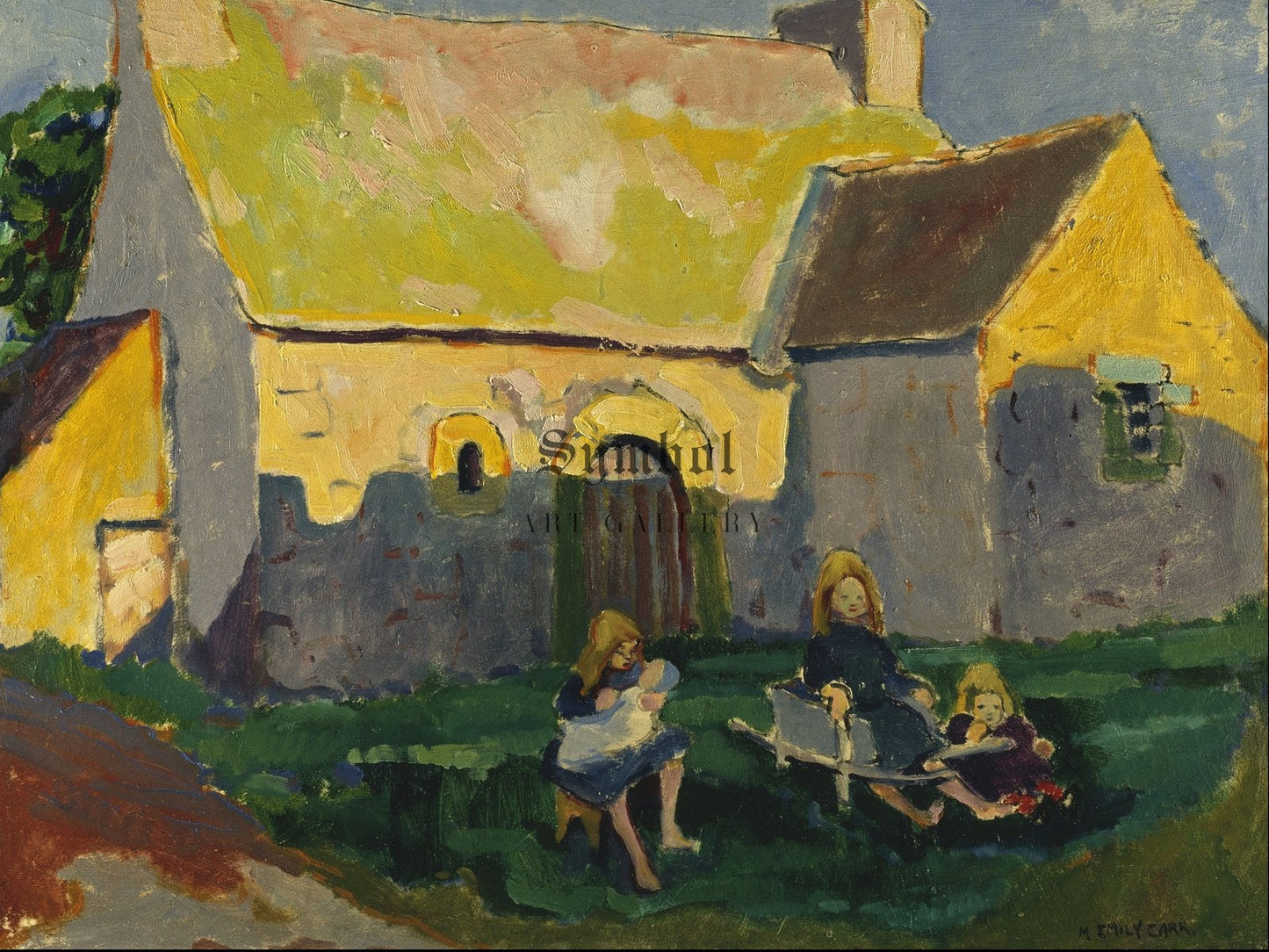 Brittany France by Emily Carr 1911, Wall Art Print, Fine Art Reproduction, Museum Quality Decor, Poster