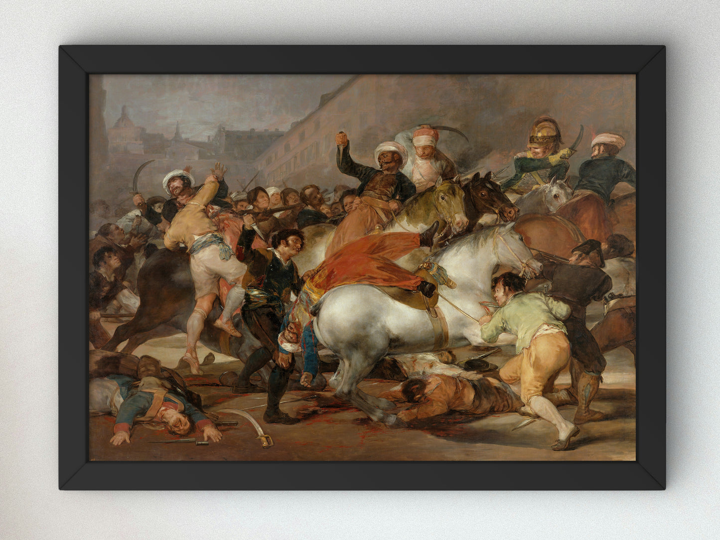 The Charge of the Mamelukes by Francisco de Goya 1814, Wall Art Print, Fine Art Reproduction, Museum Quality Decor, Poster