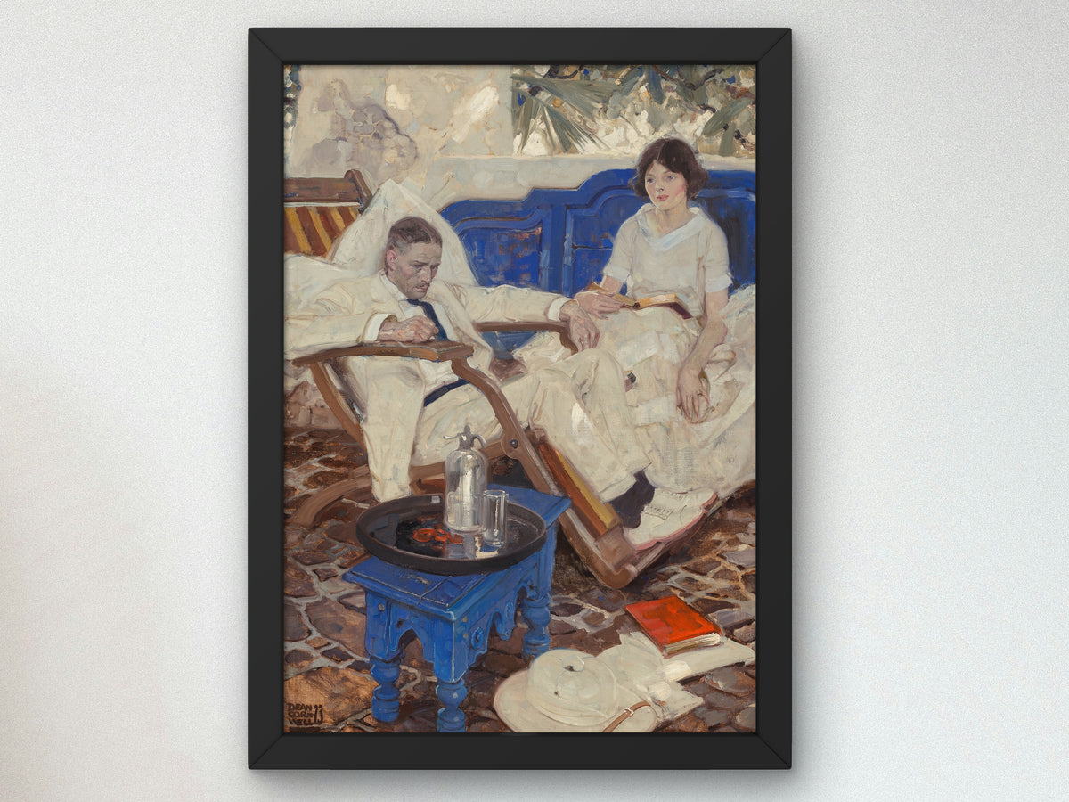 Gad, Said Heseltine to Peril, If the Doctor Can Only Keep Me Going Long Enough by Dean Cornwell 1923, Wall Art Print, Fine Art Reproduction