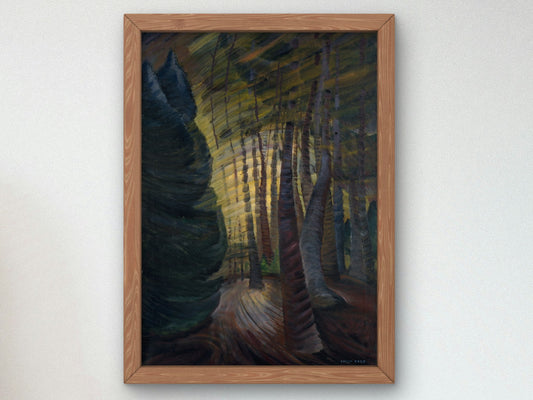 Sombreness Sunlit by Emily Carr 1939, Wall Art Print, Fine Art Reproduction, Museum Quality Decor, Poster