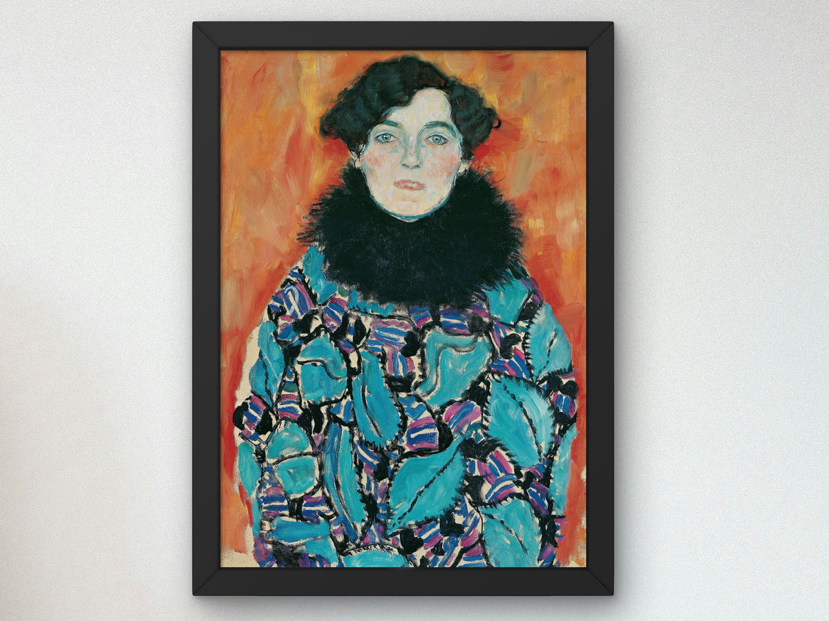 Johanna Staude by Gustav Klimt 1917, Wall Art Print, Fine Art Reproduction, Museum Quality Decor, Poster
