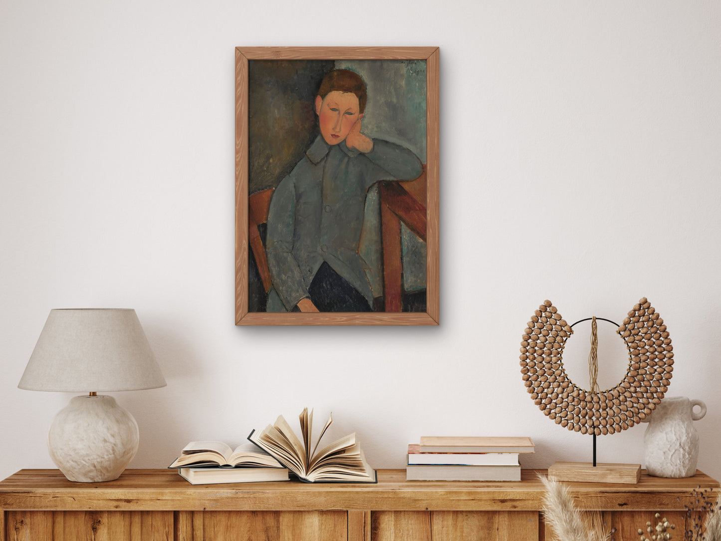 The Boy by Amedeo Modigliani 1919, Wall Art Print, Fine Art Reproduction, Museum Quality Decor, Poster