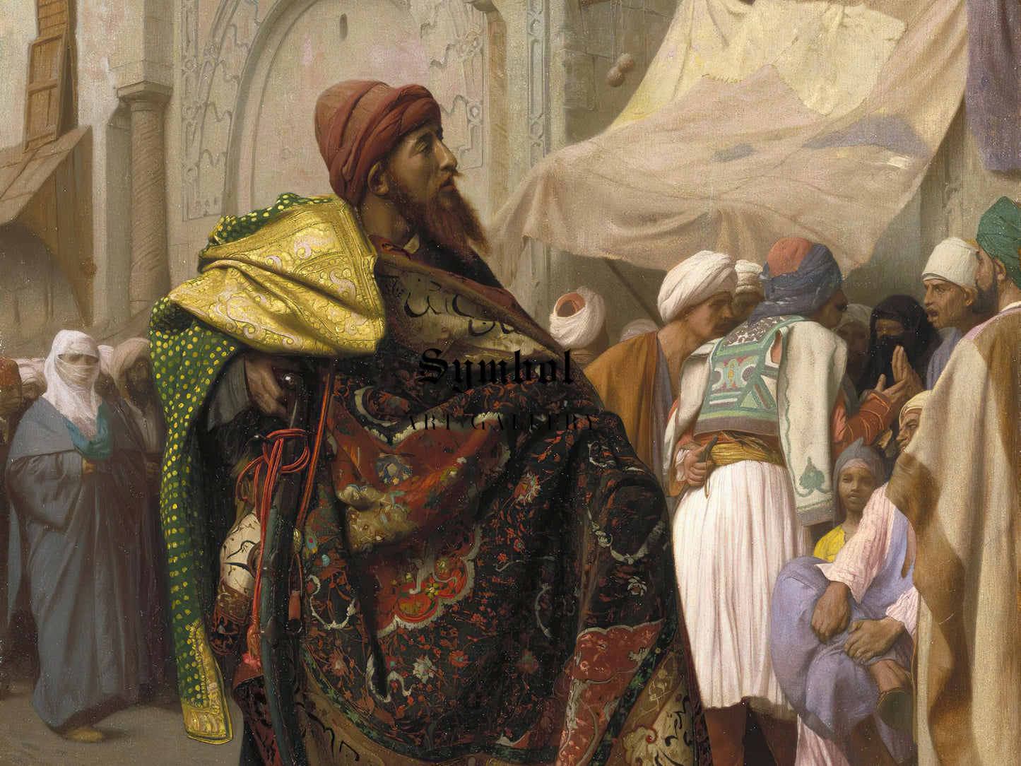 The Carpet Merchant of Cairo by Jean Leon Gerome 1869, Wall Art Print, Fine Art Reproduction, Museum Quality Decor, Poster