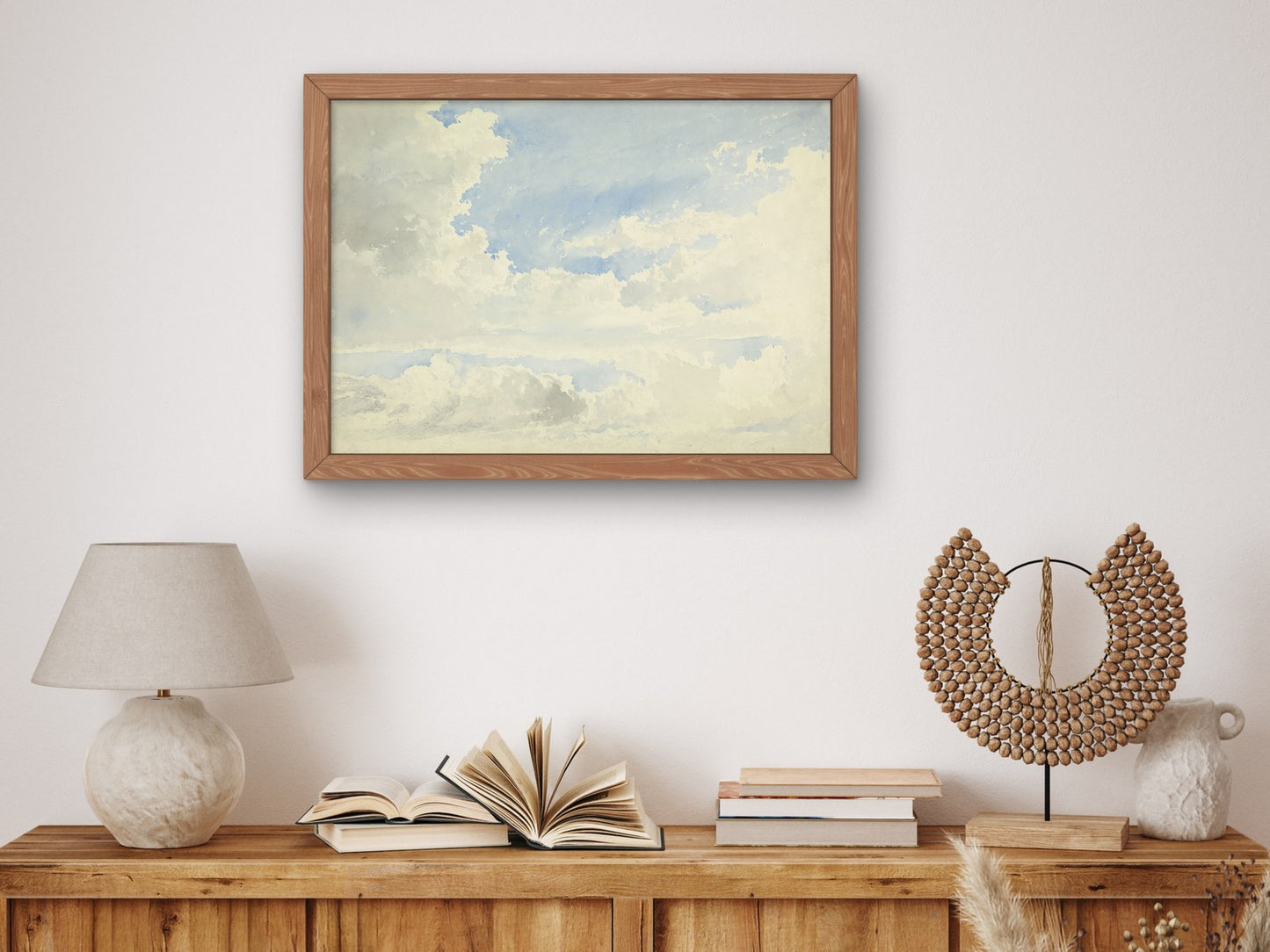 Cloud Study by Aaron Edwin Penley 1858, Wall Art Print, Fine Art Reproduction, Museum Quality Decor, Poster