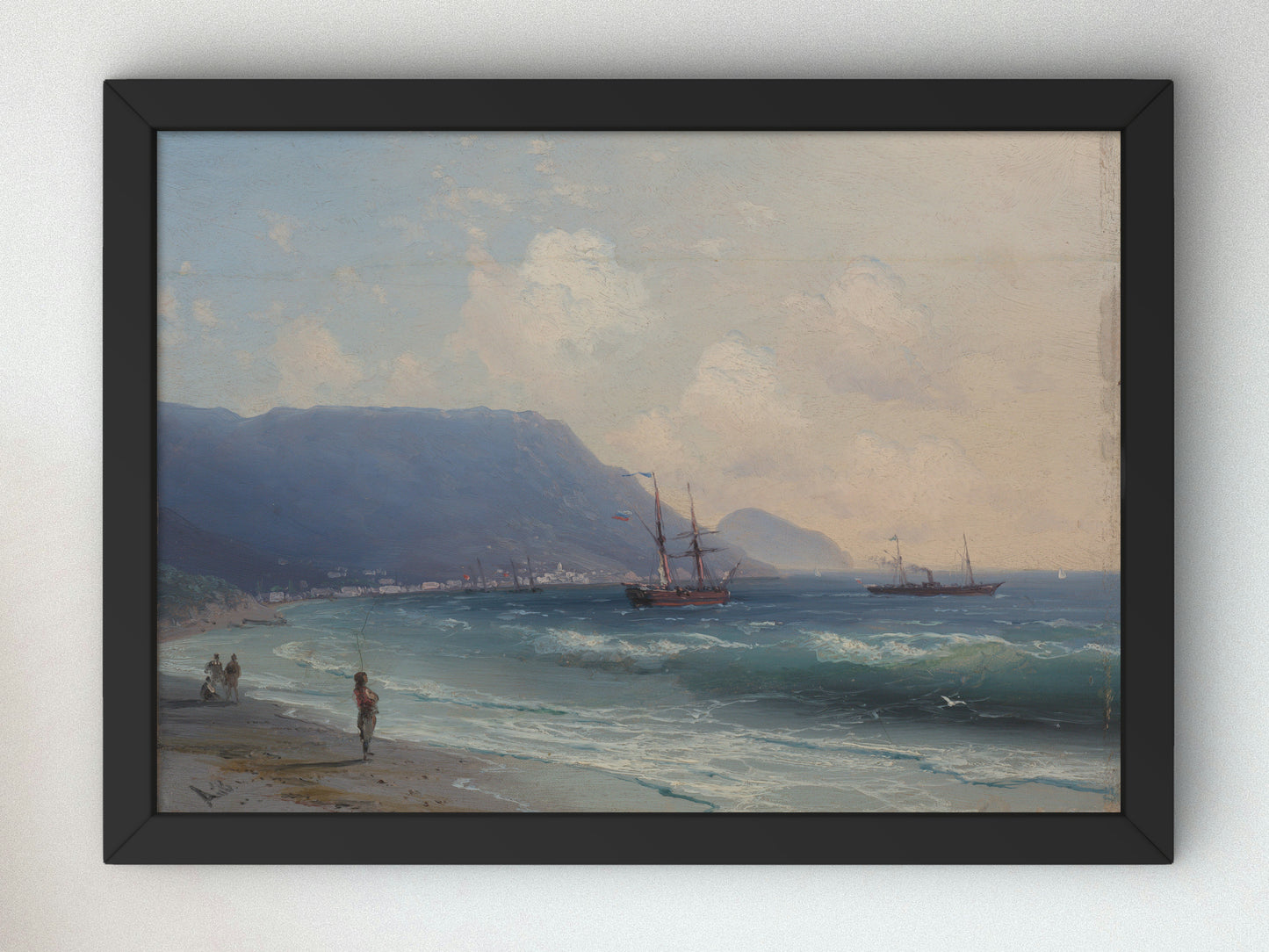 Seascape by Ivan Konstantinovich Aivazovsky, Wall Art Print, Fine Art Reproduction, Museum Quality Decor, Poster
