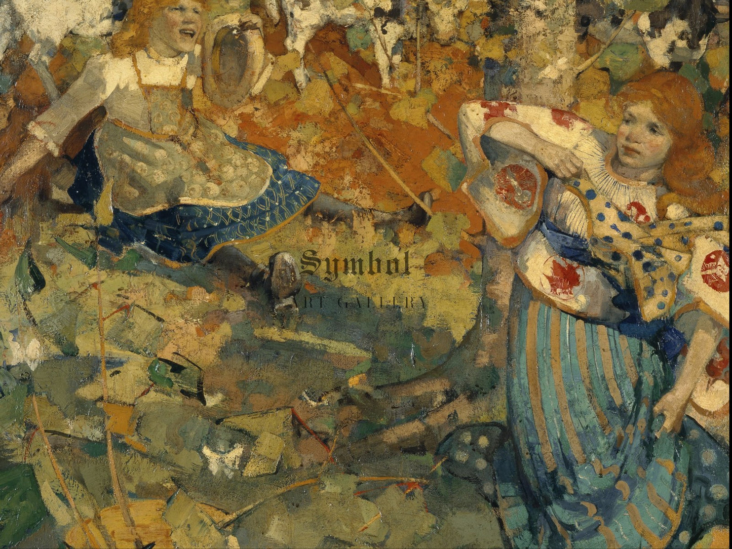 Summer by Edward Atkinson Hornel 1891, Wall Art Print, Fine Art Reproduction, Museum Quality Decor, Poster