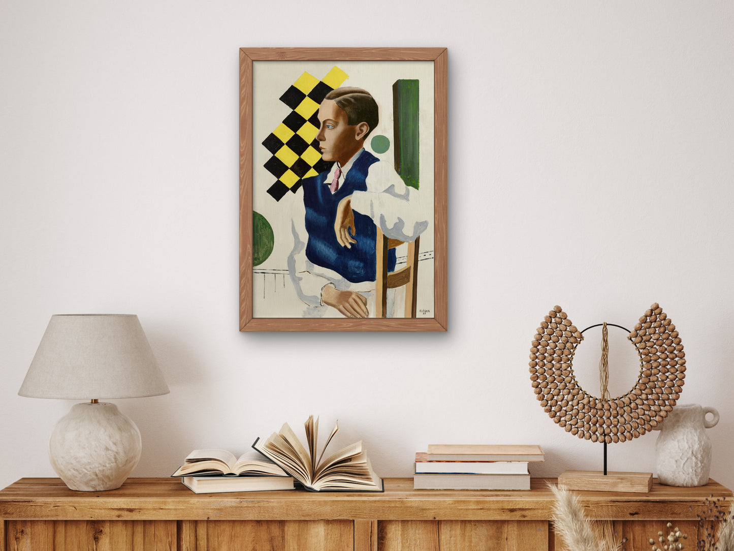 Portrait of Bignou's Son by Fernand Léger 1933, Wall Art Print, Fine Art Reproduction, Museum Quality Decor, Poster