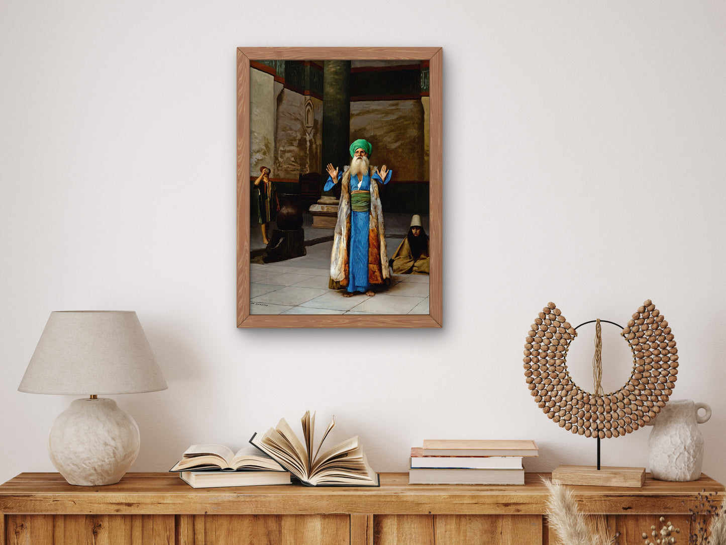 A Sultan at Prayer by Jean Leon Gerome, Wall Art Print, Fine Art Reproduction, Museum Quality Decor, Poster