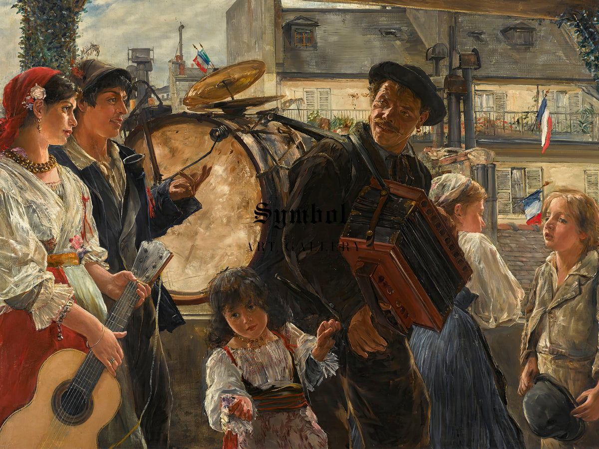 July 14 by Ernst Josephson 1883, Wall Art Print, Fine Art Reproduction, Museum Quality Decor, Poster