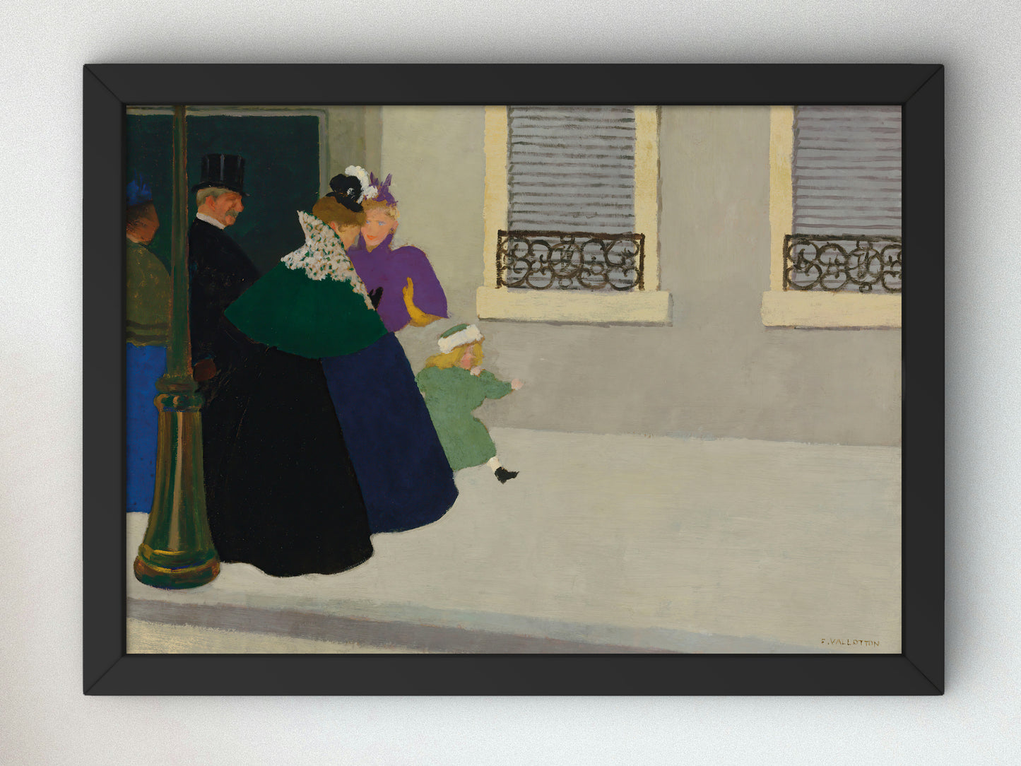 On a Walk by Félix Vallotton, Wall Art Print, Fine Art Reproduction, Museum Quality Decor, Poster