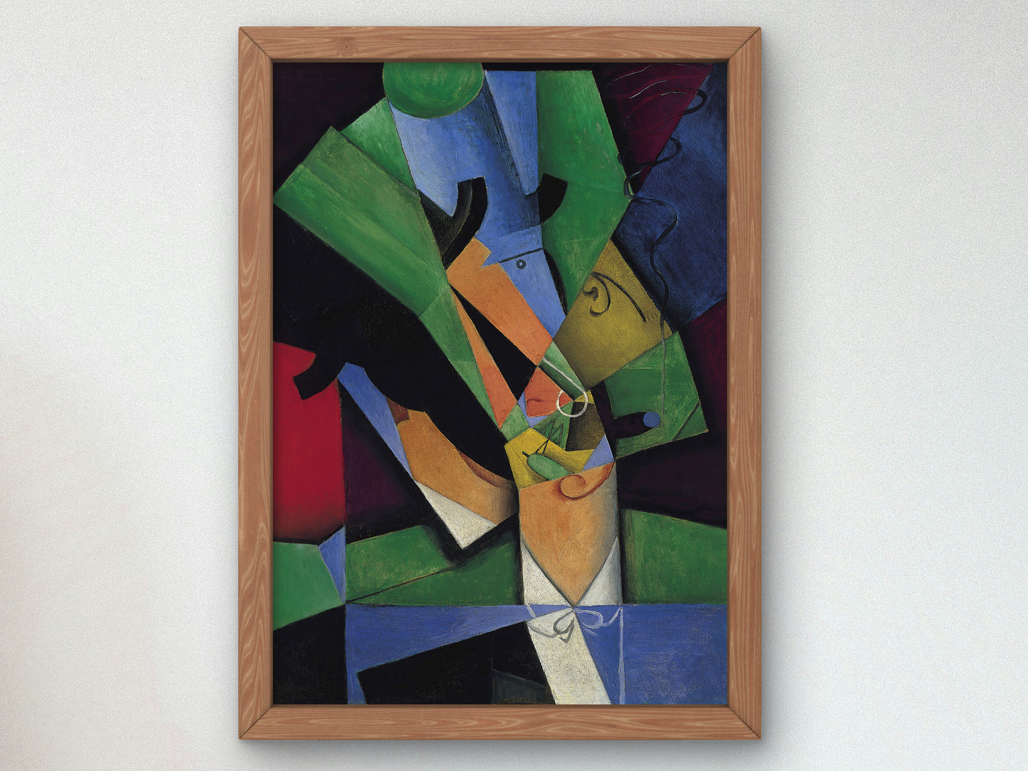 The Smoker by Juan Gris 1913, Wall Art Print, Fine Art Reproduction, Museum Quality Decor, Poster